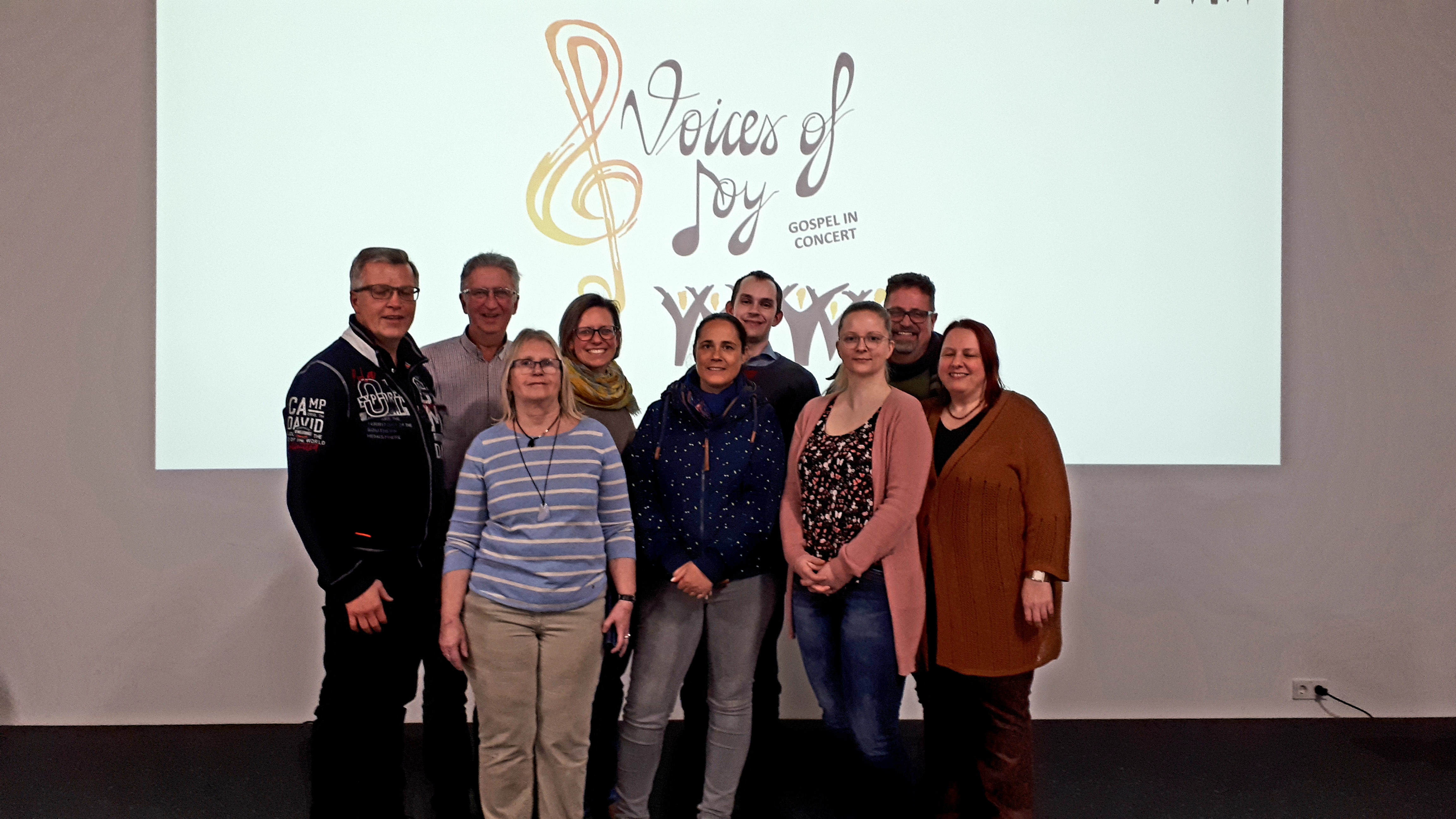 Der Vorstand von Voices of Joy